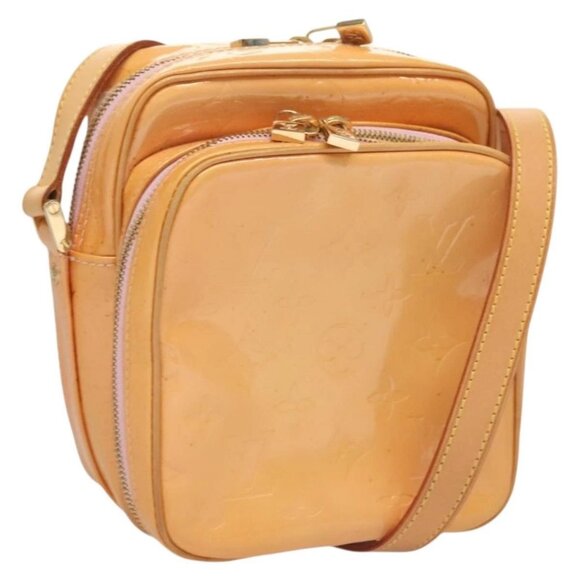 LOUIS VUITTON Monogram Vernis Wooster Bag Marshmallow Pink M91037 Auth 128754 - Picture 1 of 16